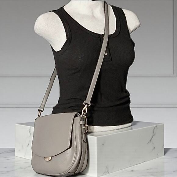 Kate Spade Mulberry Street Alecia Slate Pebbled Leather Crossbody Shoulder Bag - Picture 2 of 11